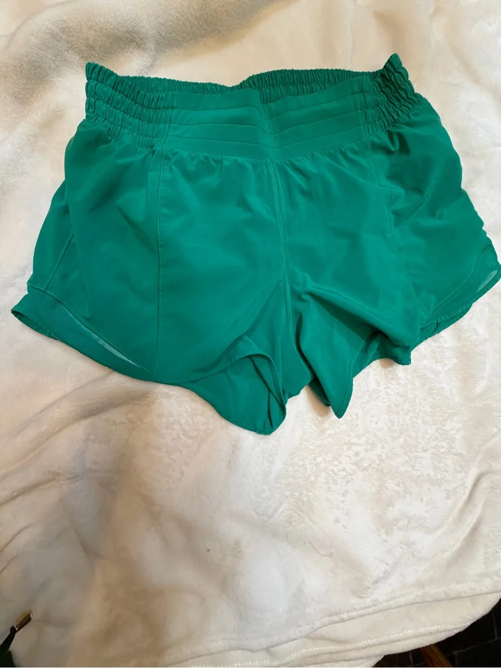 lululemon athletica Teal Green Athletic Running Shorts